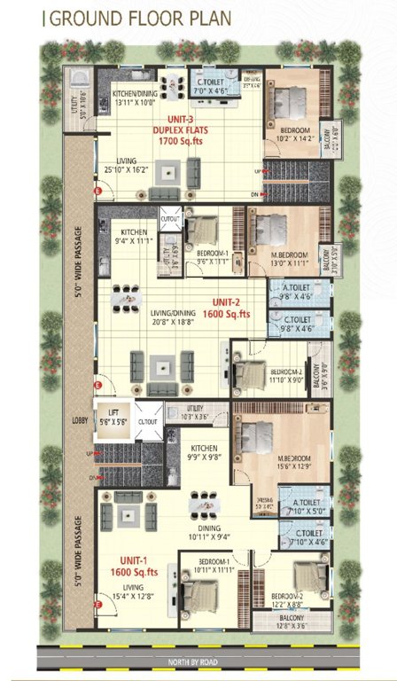  sai srinika Sai Srinika Cluster Plan for 2nd Floor