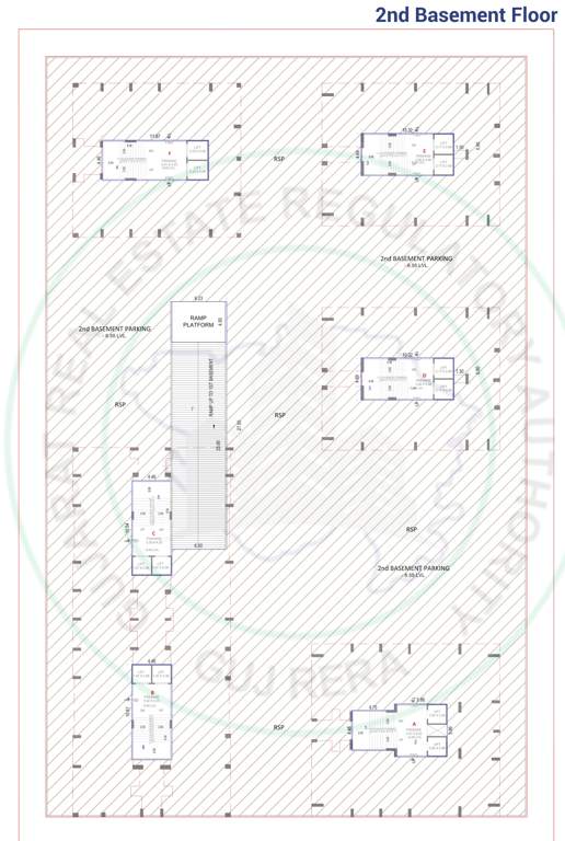 mithila hills Building A, B, C, D, E, F Cluster Plan