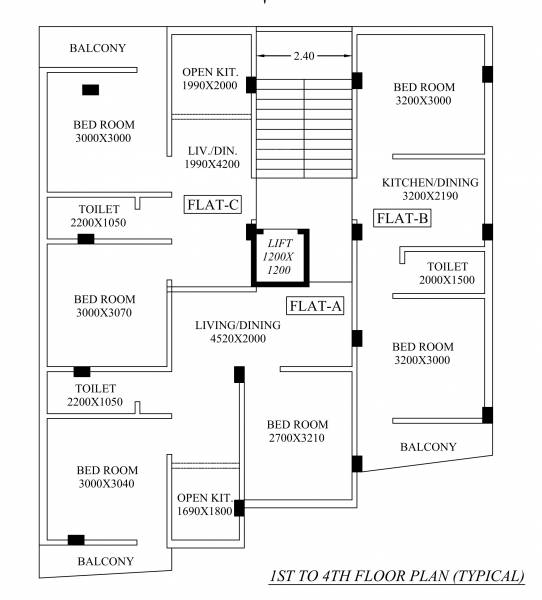  galaxy-apartment Galaxy Apartment Cluster Plan