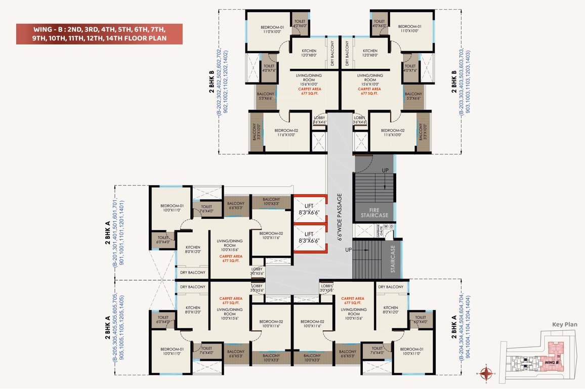  the quill Building B Cluster Plan
