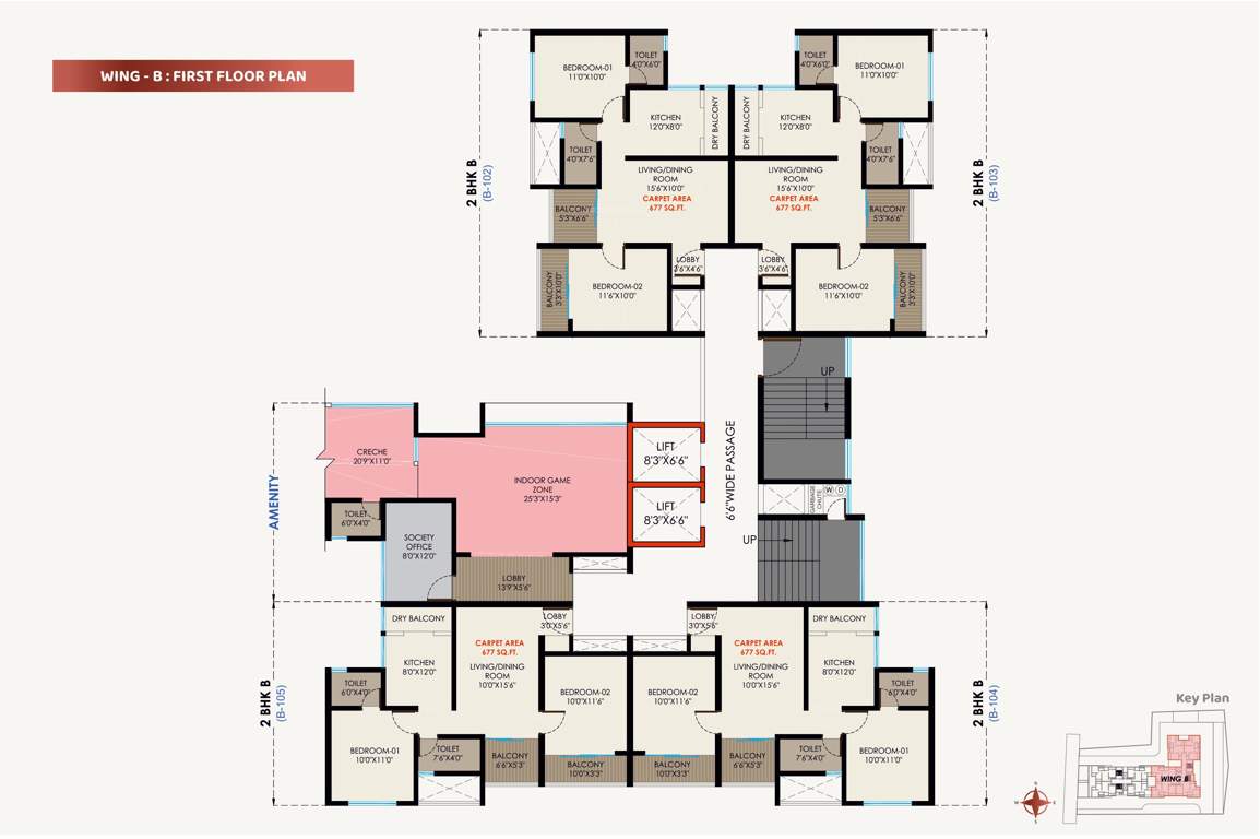  the quill Building B Cluster Plan
