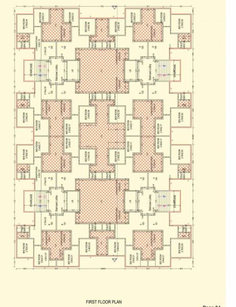  ayodhya-nagari Block A Cluster Plan for 1st Floor