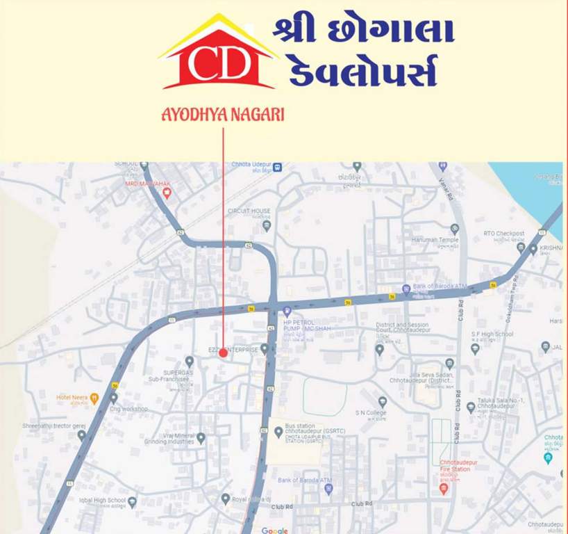  ayodhya nagari Location Plan