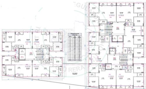  aarambh-heights Cluster Plan from 1st to 14th Floor