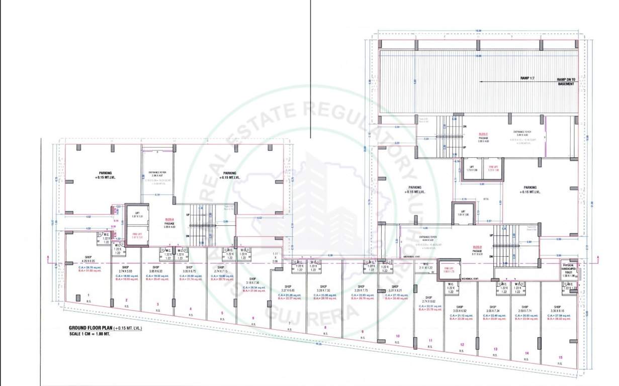  aarambh heights Cluster Plan Ground Floor