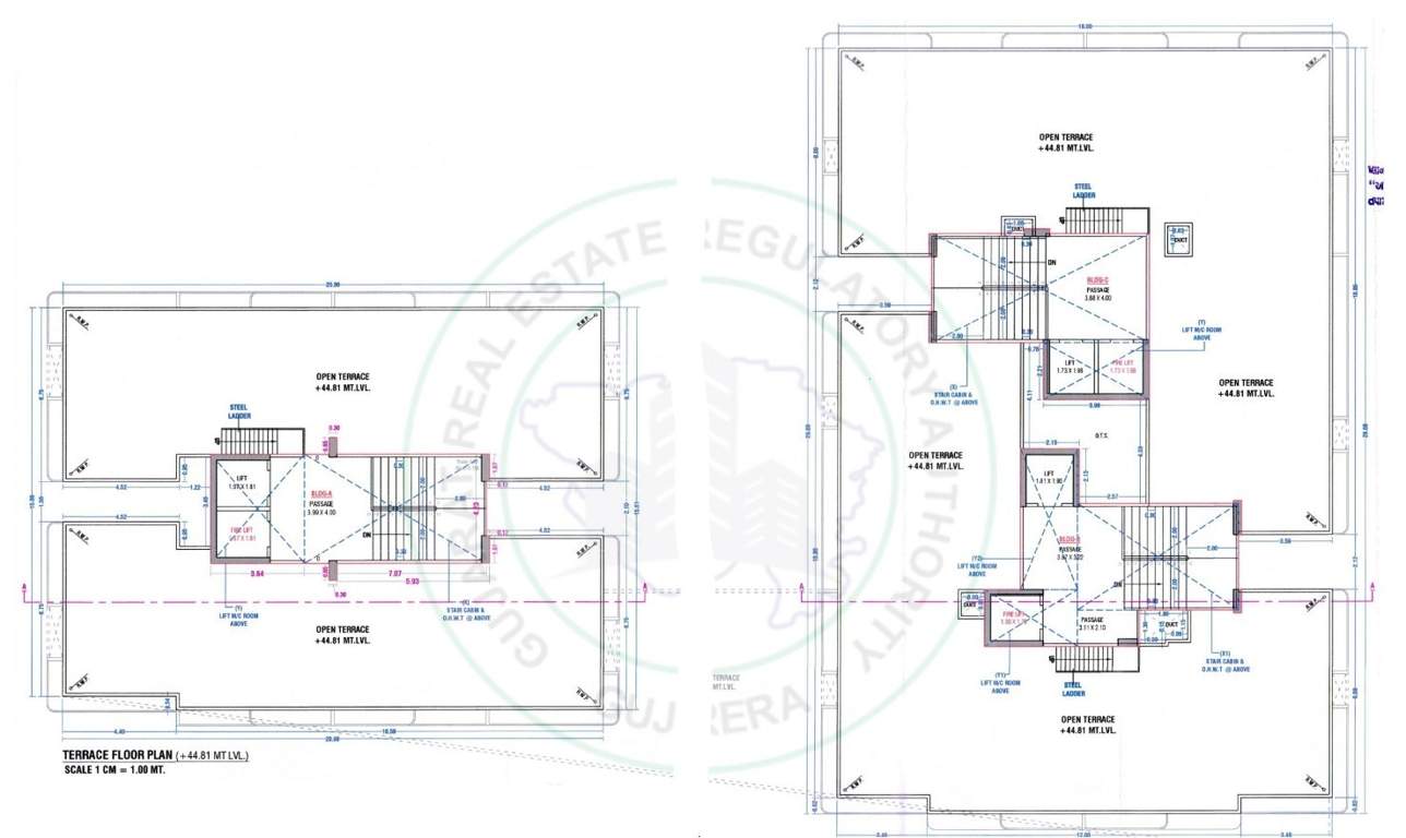 aarambh heights Cluster Plan Terrace