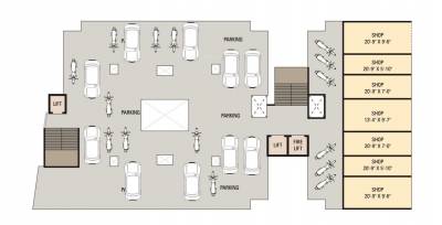 Block B Cluster Plan Ground Floor manvay-residency Block B Cluster Plan Ground Floor