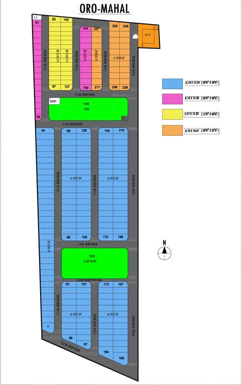  mahal Layout Plan
