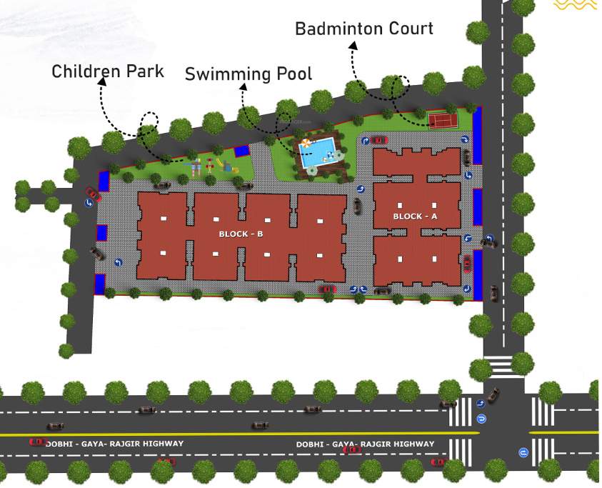  sky city Layout Plan