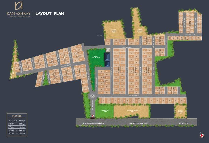  ram ashray Layout Plan