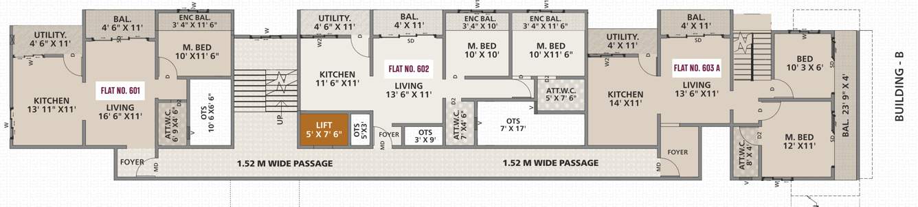 aanand viharr Aanand Viharr Cluster Plan for 6th Floor