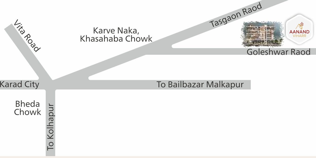 aanand viharr Location Plan