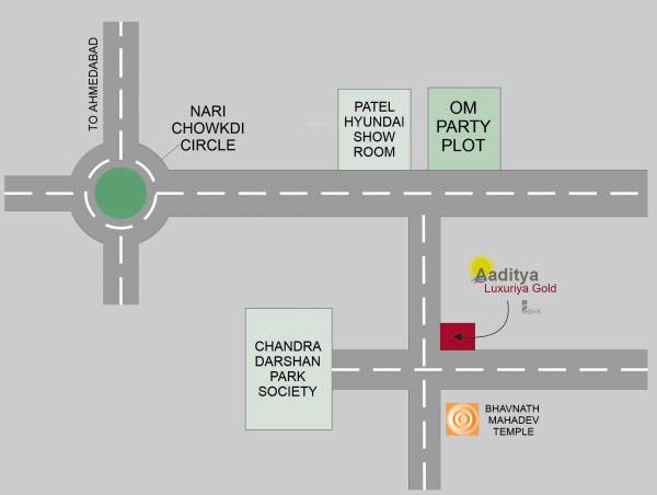  luxuria-gold Location Plan