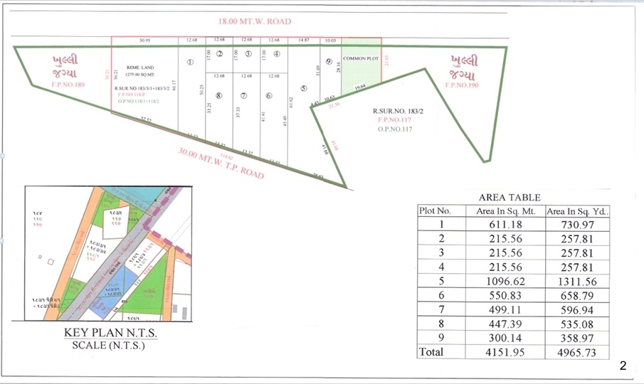 parth park Layout Plan