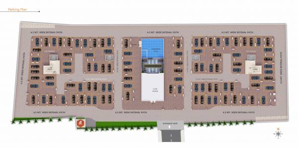 Wing A & B Cluster Plan royal-dream-city-2 Wing A & B Cluster Plan