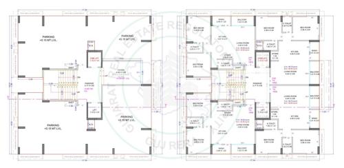  shivant-arena C Cluster Plan from 1st to 14th Floor