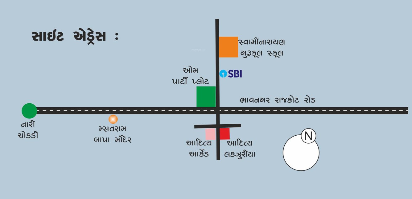 luxuria Location Plan