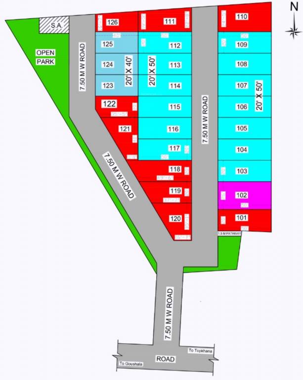  madhav baag Layout Plan