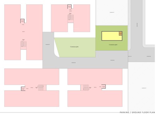  tanishq-pride Tower A B C D Cluster Plan for ground parkingFloor