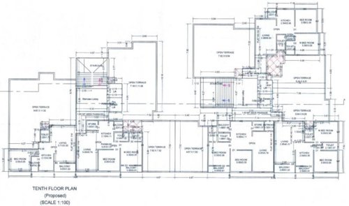  green-heights Building A1, A2 Cluster Plan for 10th Floor