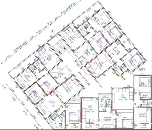  swami-vivekanand-towers Wing A Cluster Plan 2nd Floor