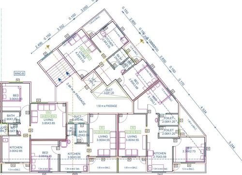  swami-vivekanand-towers Wing B Cluster Plan from 3rd to 6th Floor