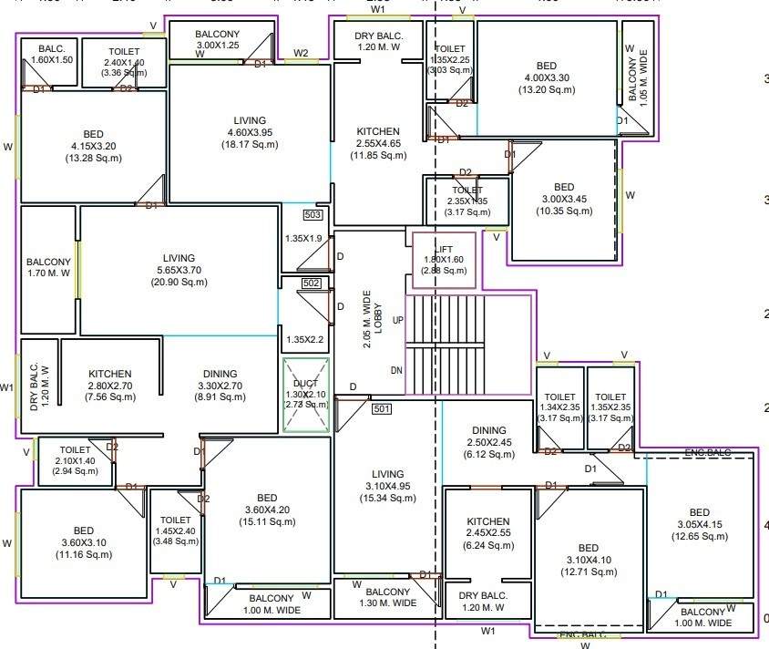  snowbell Snowbell Cluster Plan from 1st to 7th Floor