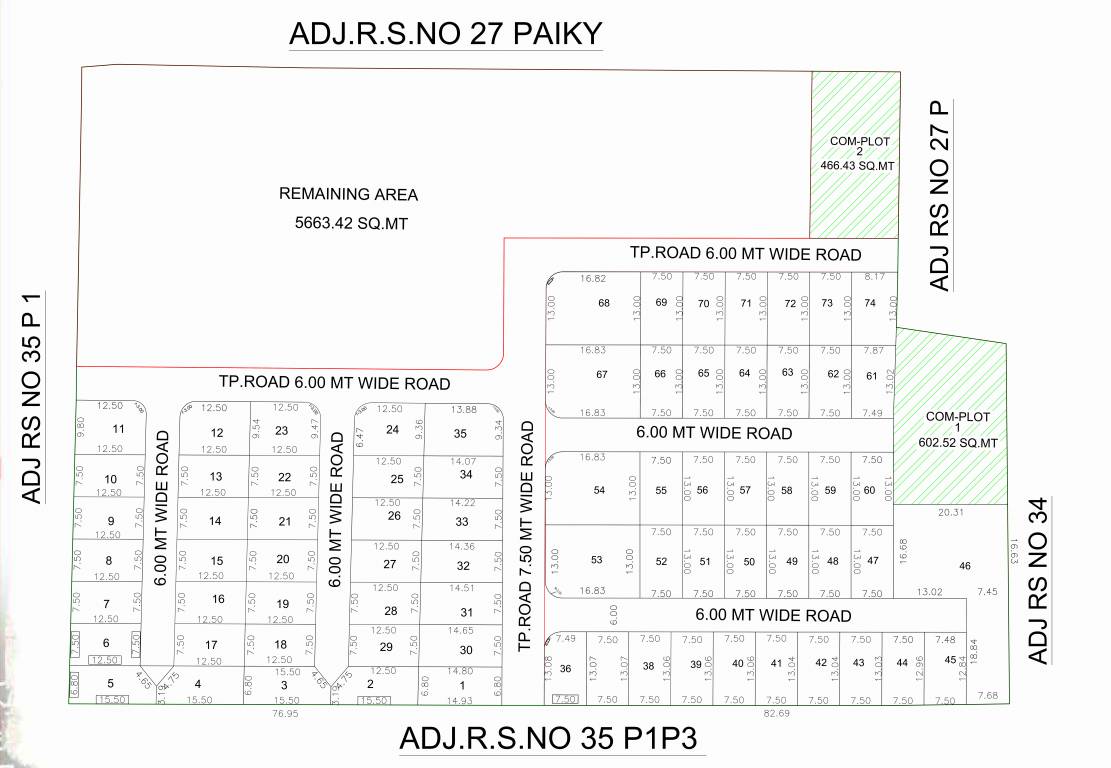  aaradhana square 2 Layout Plan