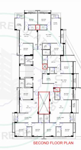  sun-shivam Sun Shivam Cluster Plan for 2nd Floor