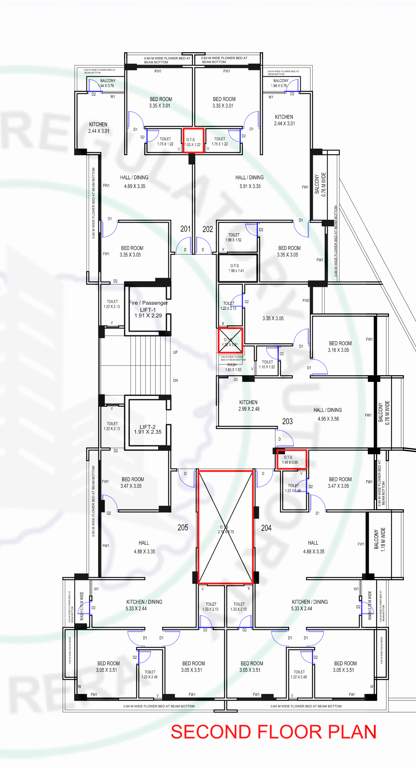  sun shivam Sun Shivam Cluster Plan for 2nd Floor