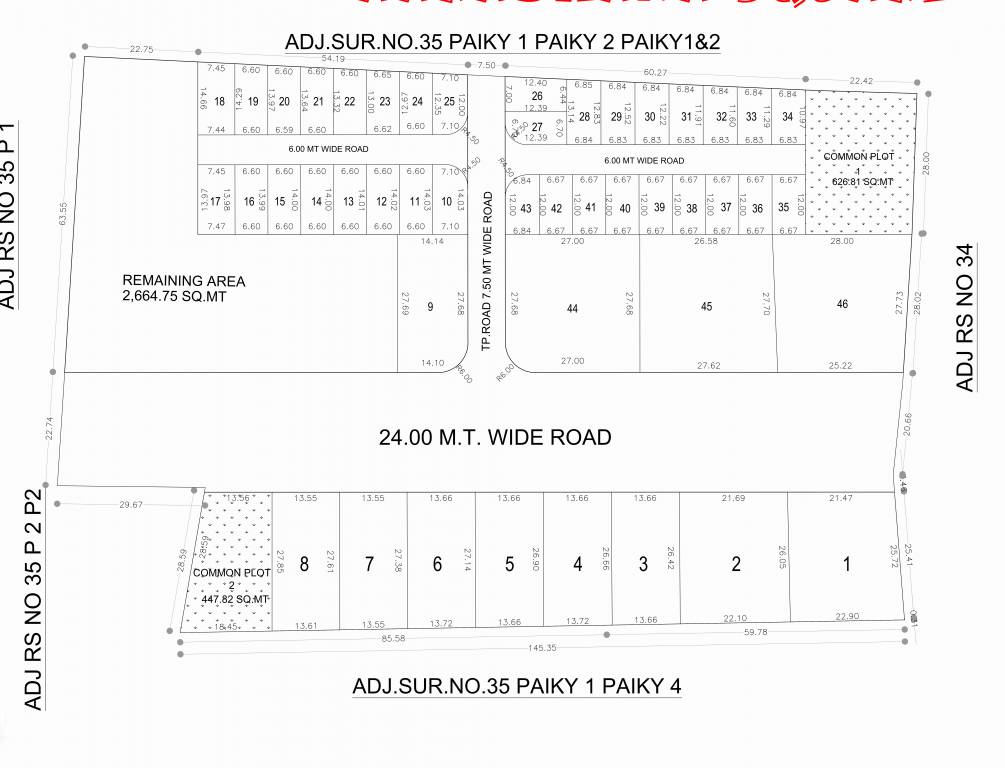  aaradhana square 1 Layout Plan