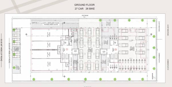 Tower A B Cluster Plan for ground Floor bala-hanuman-heights Tower A B Cluster Plan for ground Floor