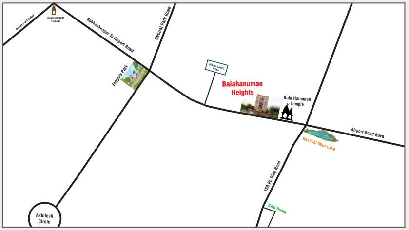  bala hanuman heights Location Plan