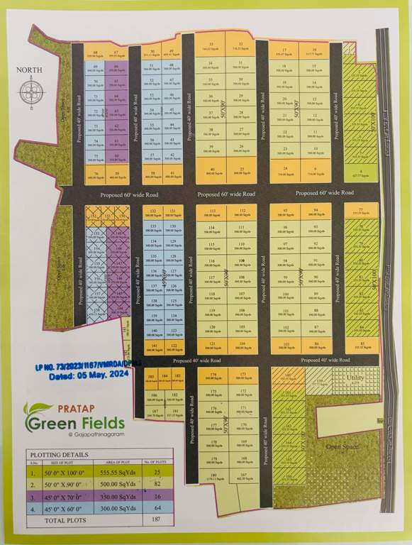  pratap green fields Layout Plan