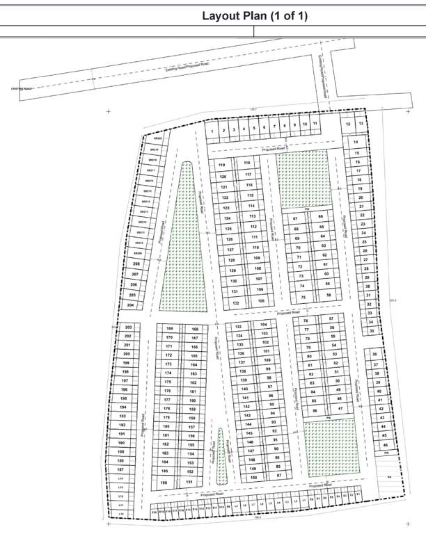  crown park Layout Plan