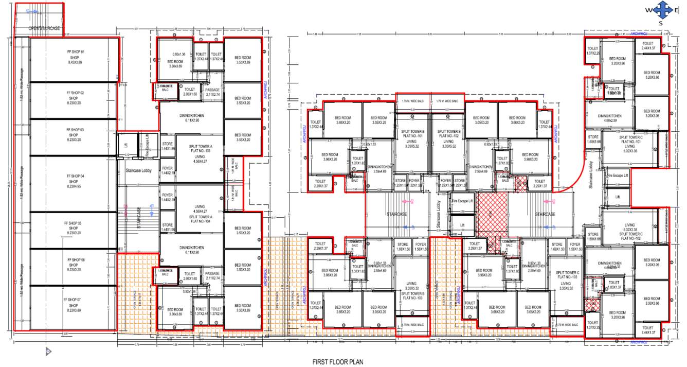  ria grand villa ii Tower A Cluster Plan for 1st Floor