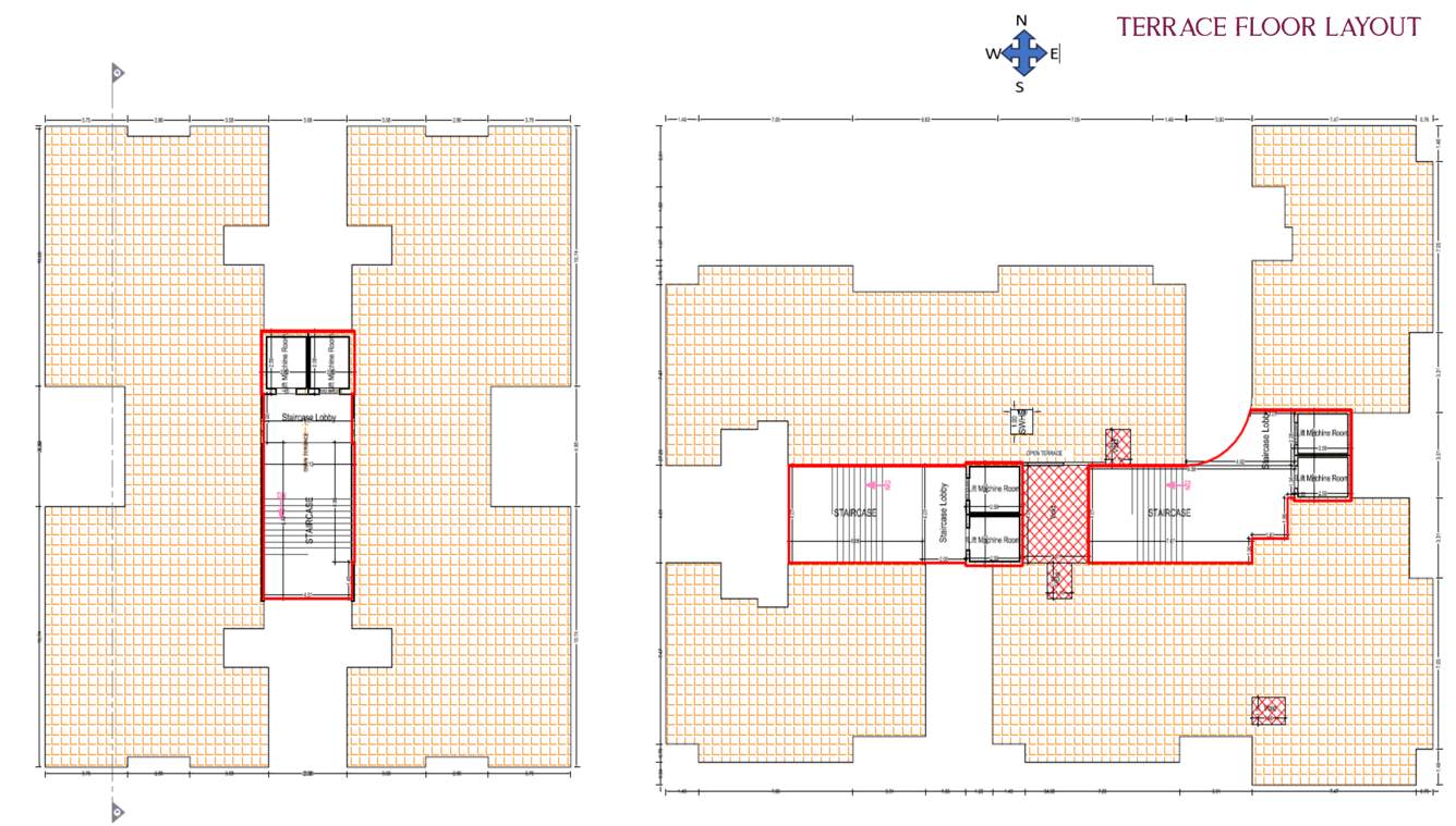  ria grand villa ii Tower A Cluster Plan for ground Floor