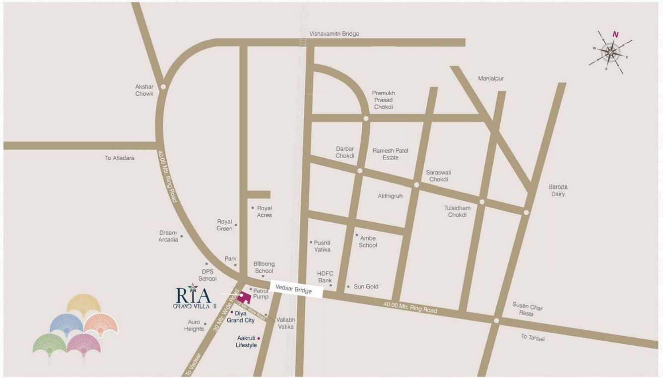 ria grand villa ii Location Plan