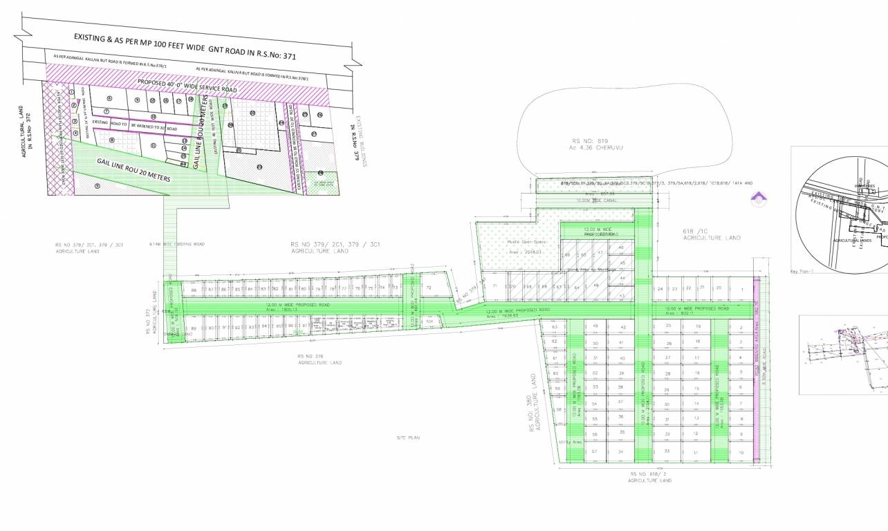  sai subash gardens Layout Plan