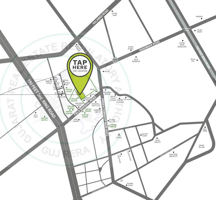  fortune vistara Location Plan