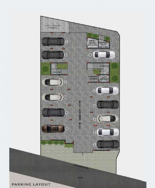  meriton Meriton Cluster Plan for ground Floor