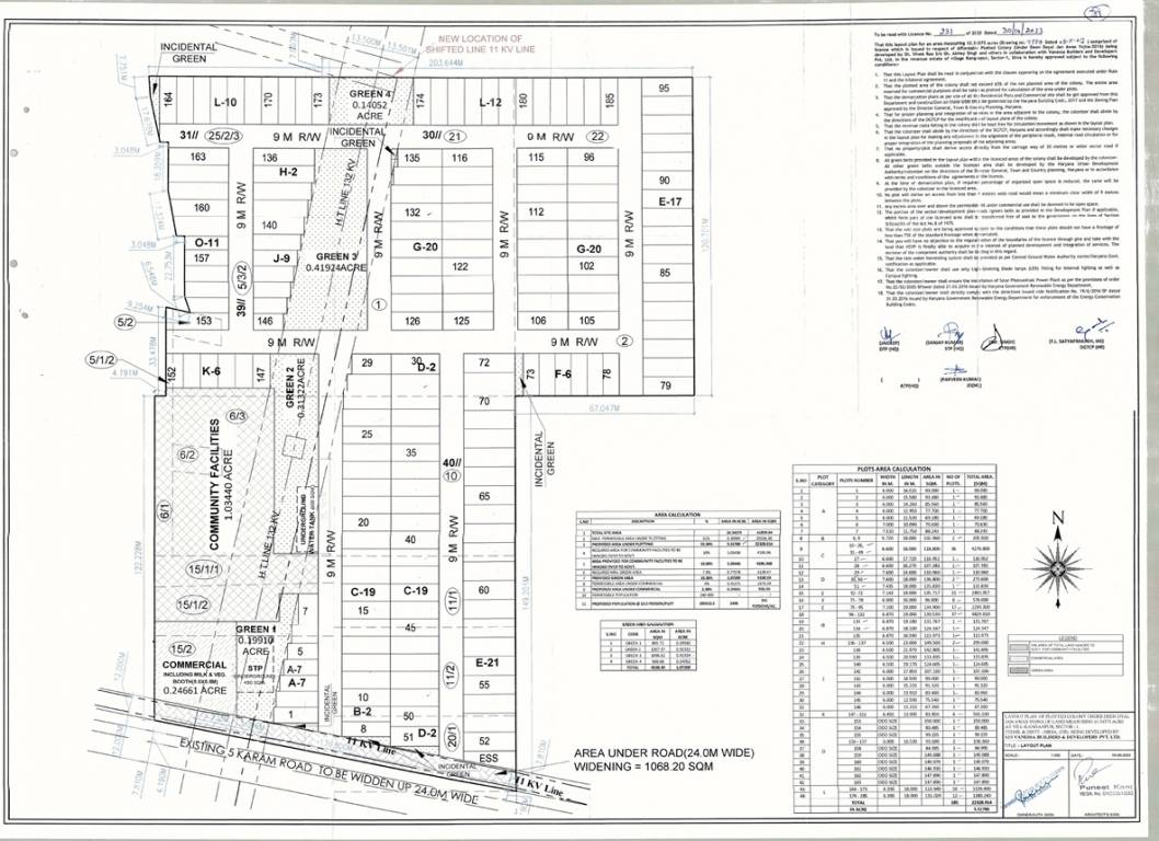  sirsa greens Layout Plan