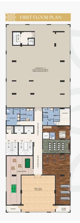  shubh arena Shubh Arena Block 1 Cluster Plan from 1st to 12th Floor