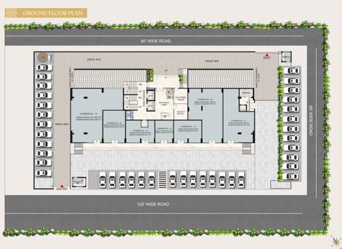  shubh-arena Shubh Arena Block 1 Cluster Plan from 1st to 12th Floor