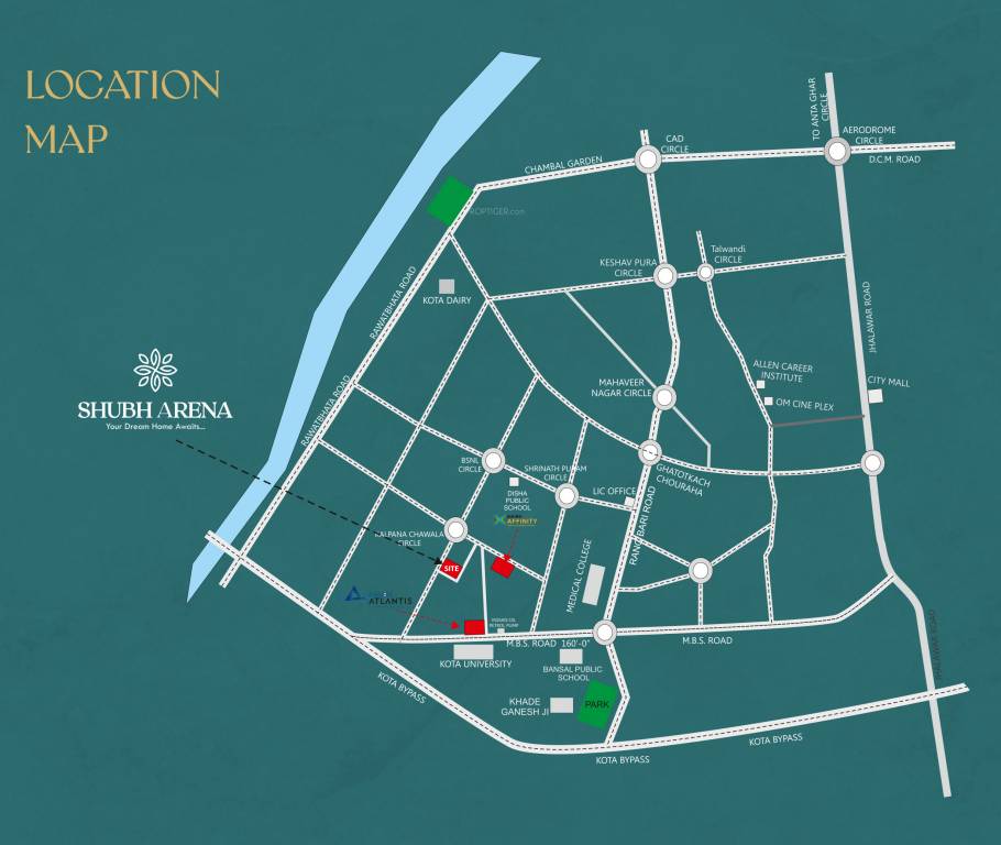  shubh arena Location Plan