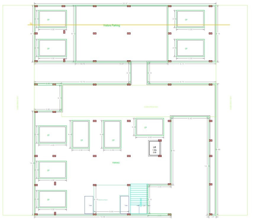  sree gayathri homes Cluster Plan Ground Floor