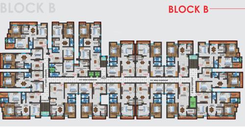  k-j-m-palace Kamini Jagannath Maheshwari Palace Block B Cluster Plan from 1st to 5th Floor
