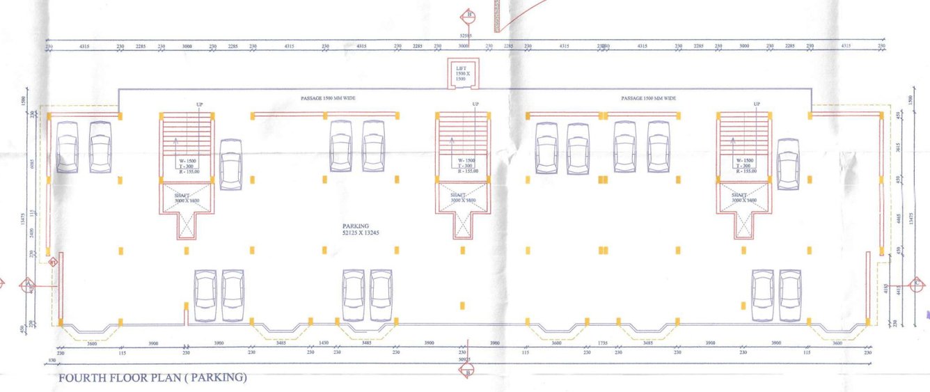 dev bhoomi royal homes Block B Cluster Plan for ground Floor