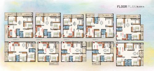  kanaka-paradise Tower A Cluster Plan from 1st to 4th Floor
