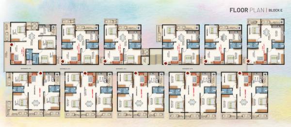 kanaka-paradise Tower E Cluster Plan from 1st to 4th Floor